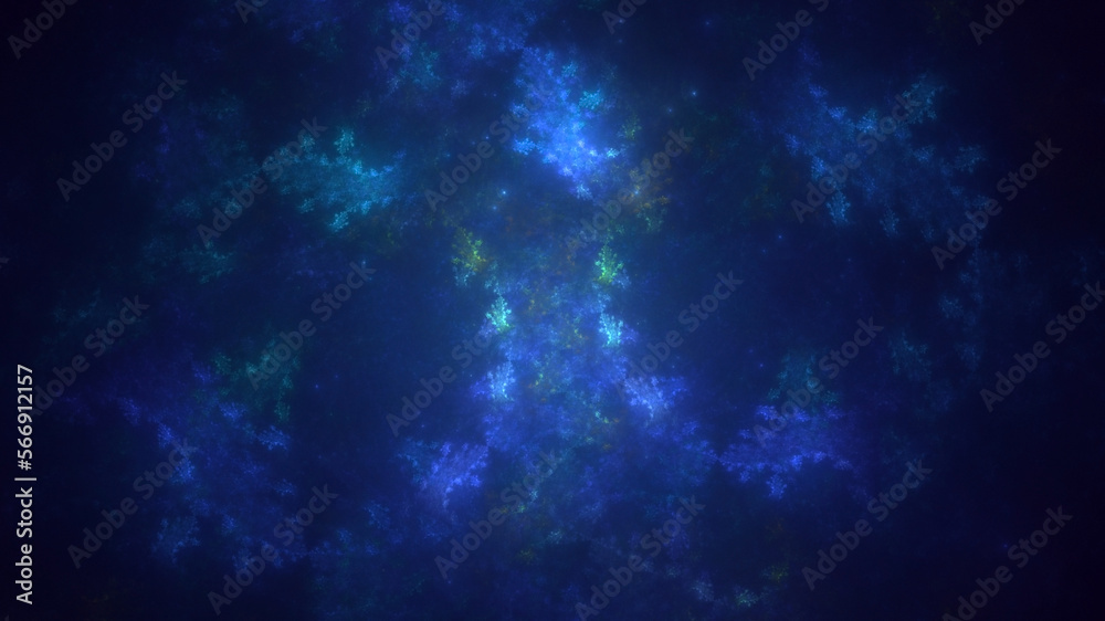 Fototapeta premium 3D rendering abstract colorful fractal light background
