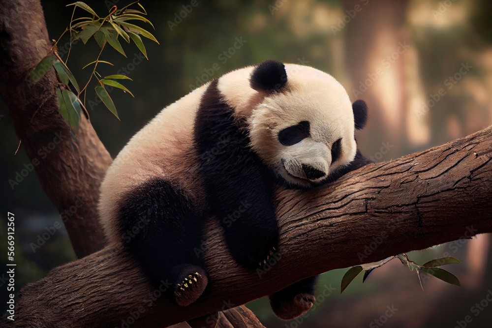 Obraz premium giant panda bear