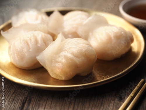 Canvas Print shrimp dumpling dim sum