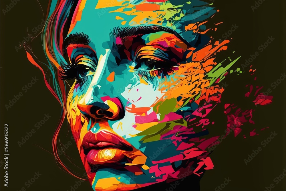 Fototapeta premium Honesty Abstract Art (generative AI)
