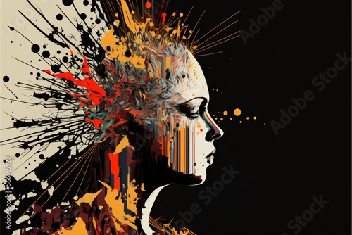 Patience Abstract Art (generative AI)
