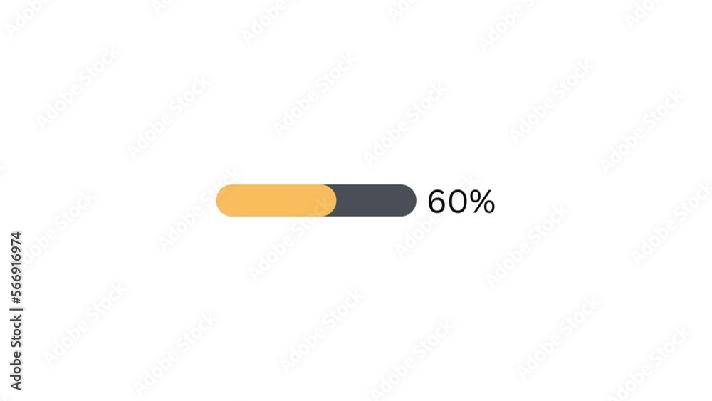 60 % Progress bar for business and education 60 % Progress bar for business and education