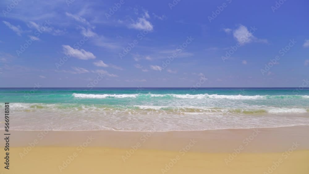 Beautiful landscape tropical sea beach High quality video 4K Beautiful landscape tropical sea beach High quality video 4K