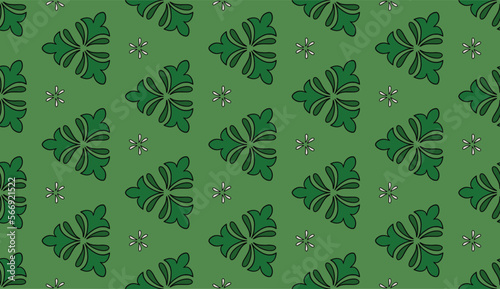 Geometric ethnic pattern seamless flower color oriental.
seamless pattern.Design for fabric,curtain,green background, carpet, shawl,clothing,wrapping, Batik,fabric,handkerchief,Vector illustration.