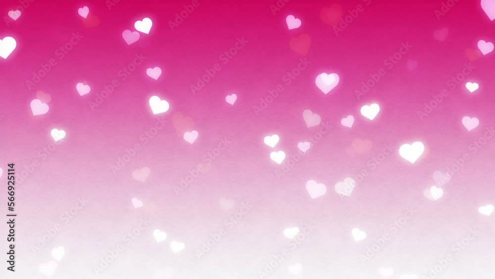 cute heart loop background material cute heart loop background material