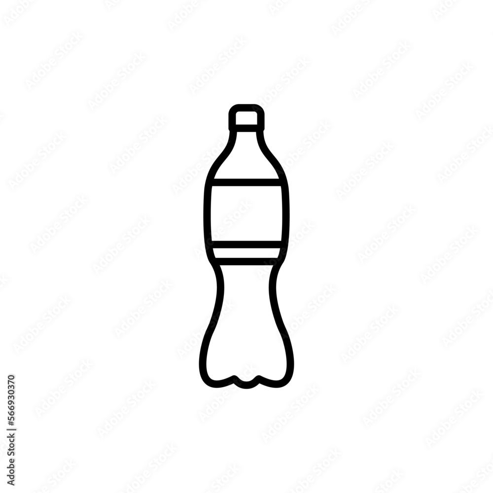 Plastic Bottle Icon vector design templates