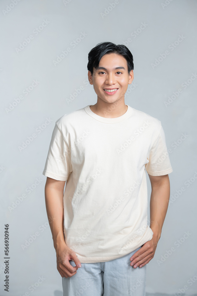 Attractive young handsome smiling face positive asian Attractive young handsome smiling face positive asian