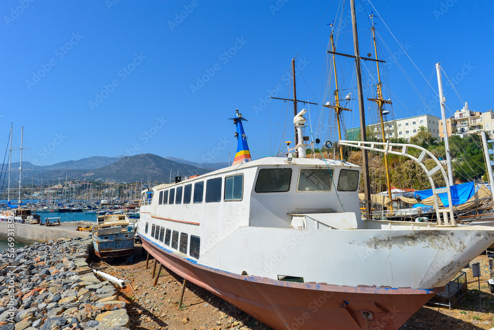 Marina von Agios Nikolaos, Kreta (Griechenland)