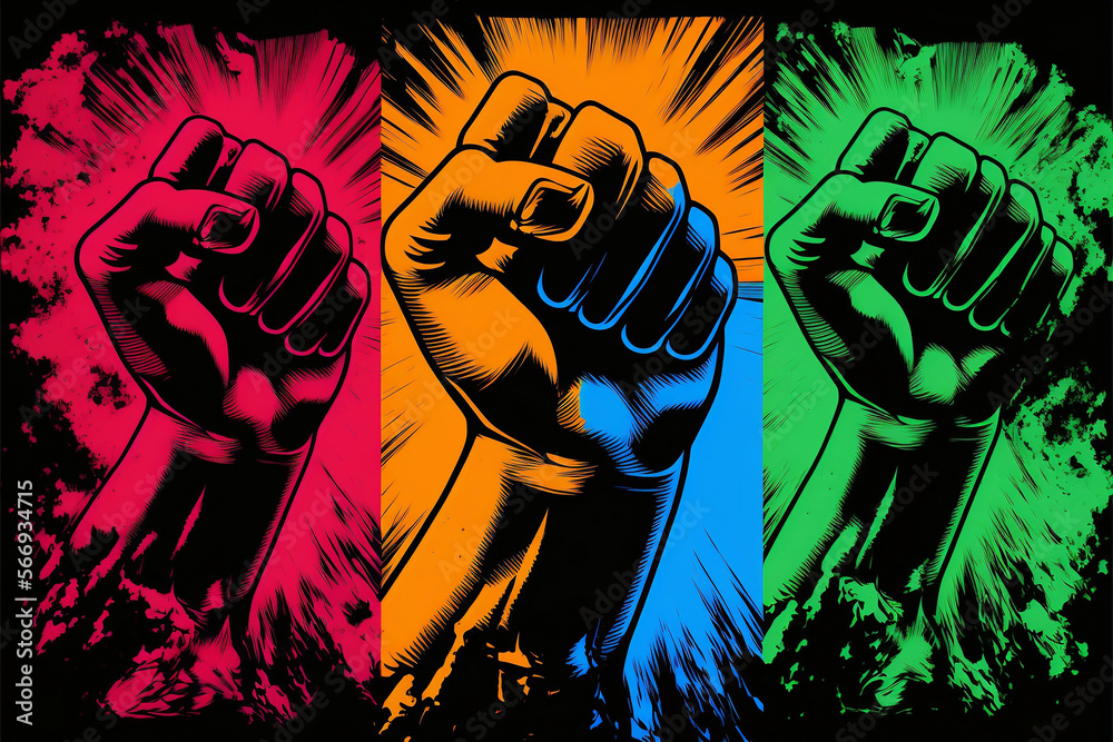 Power Fist Pop Art Power Fist Pop Art