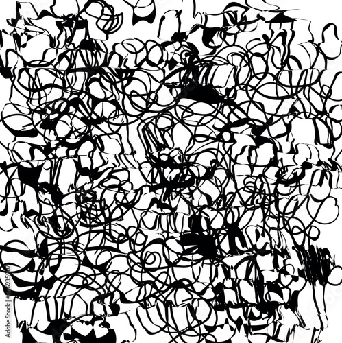 Imitation of ink lines