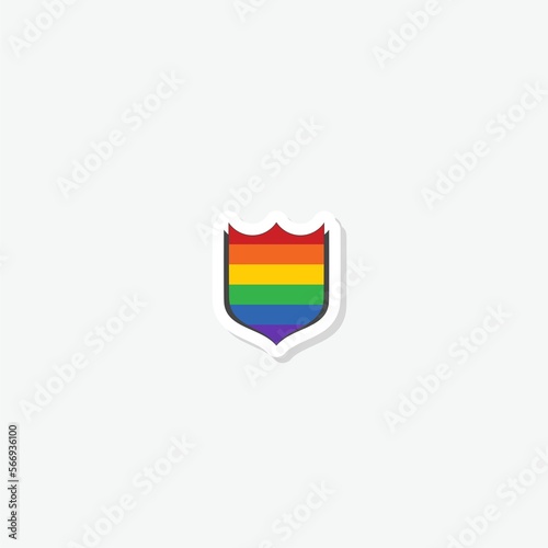 Gay protection sign sticker isolated on gray background Free Download Gay protection sign sticker isolated on gray background - GFXLoad