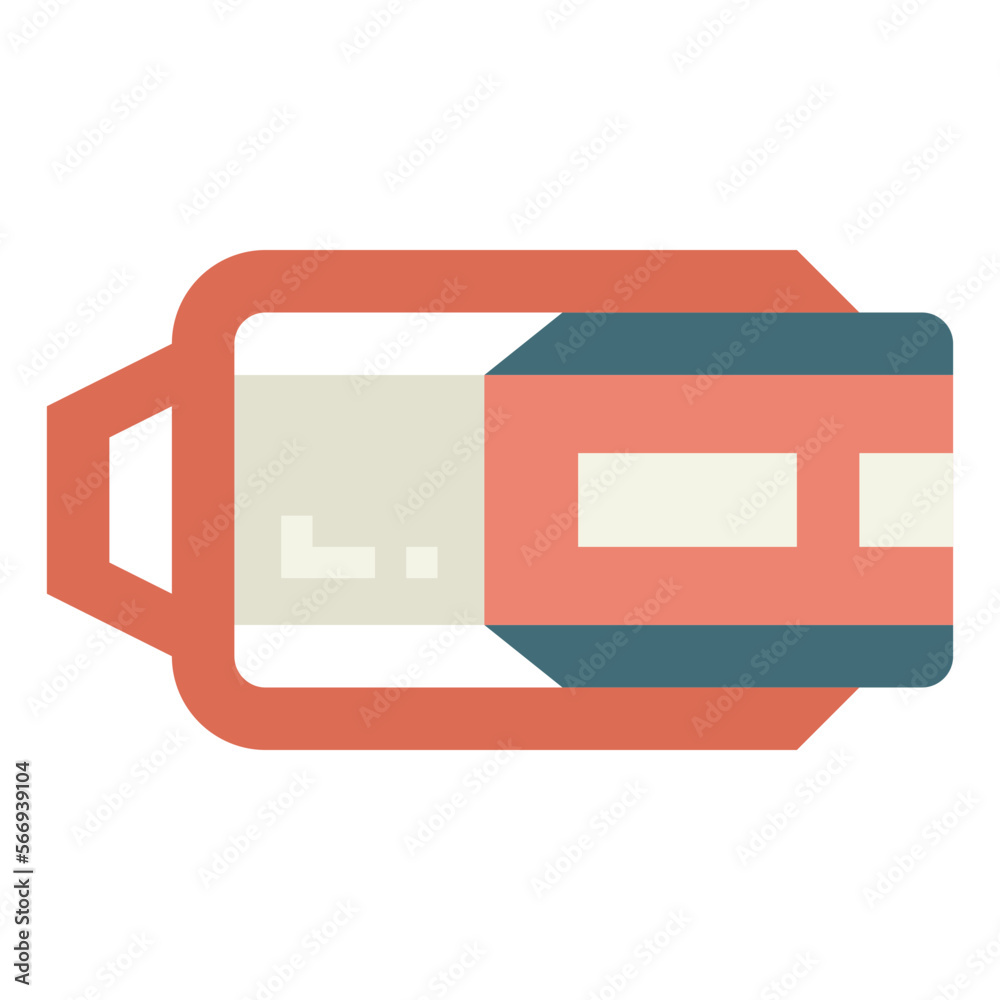 Pendrive flat icon style Pendrive flat icon style