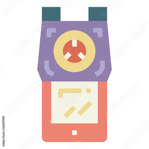sharpener flat icon style