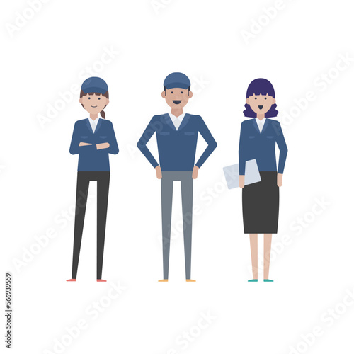 信頼と実績の弊社にお任せあれ！なイラスト素材｜mayucolor03