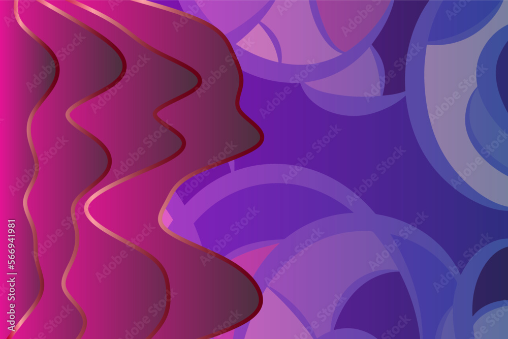 Abstract oriental backdrop with elegant swirly curl pattern.