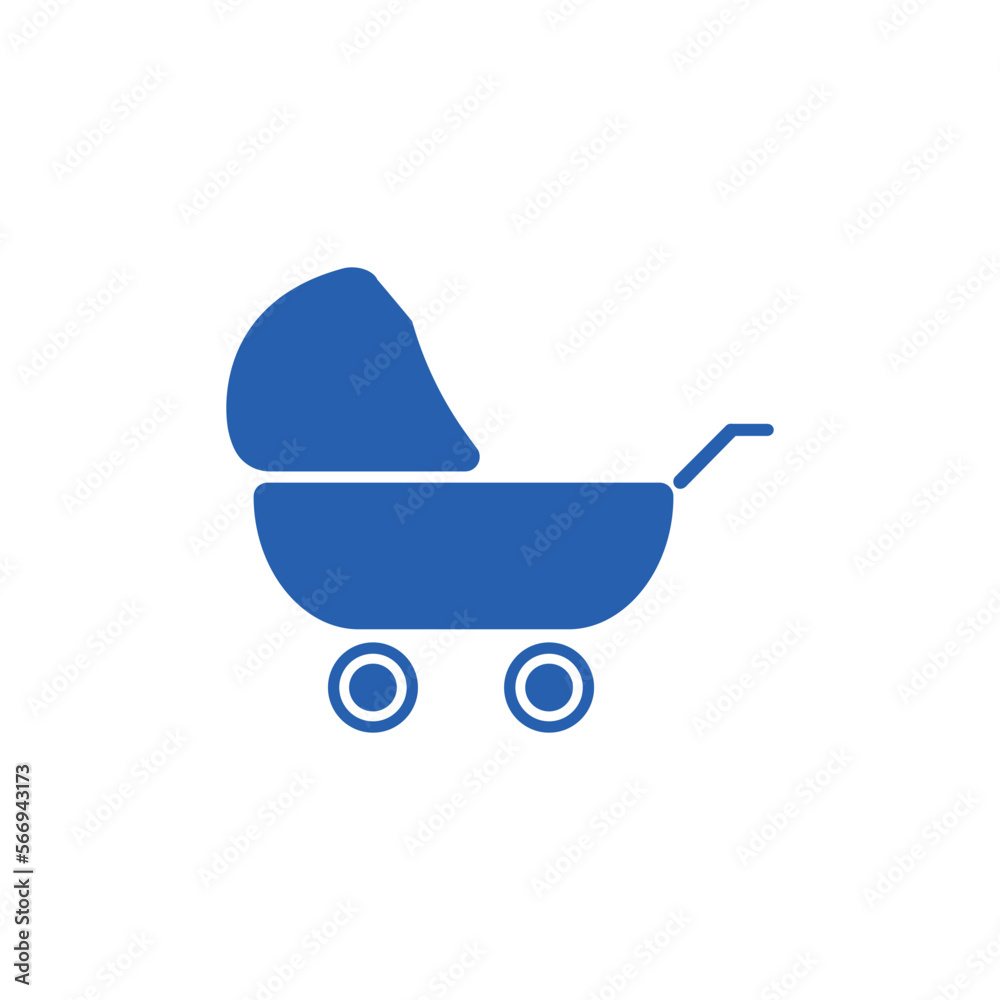 Pram icon. Vector concept illustration for design. Pram icon. Vector concept illustration for design.