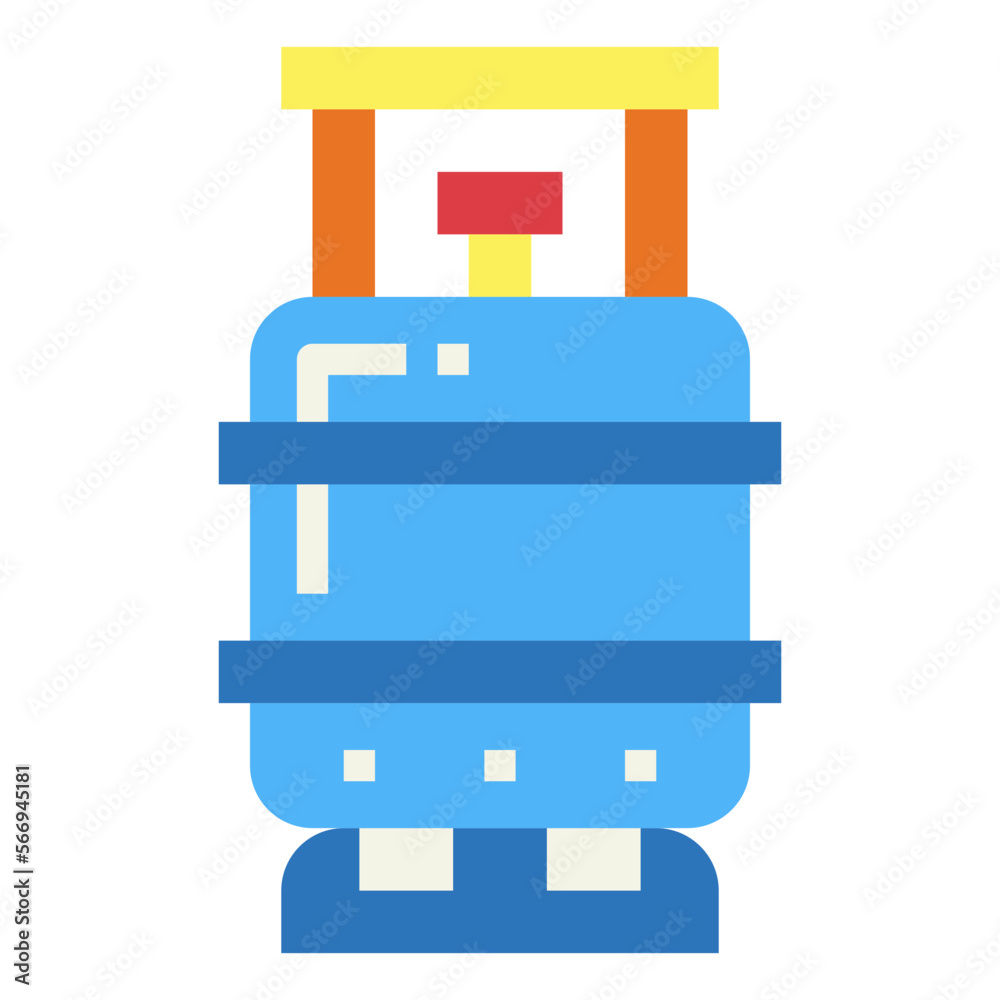 gas Tank flat icon style gas Tank flat icon style