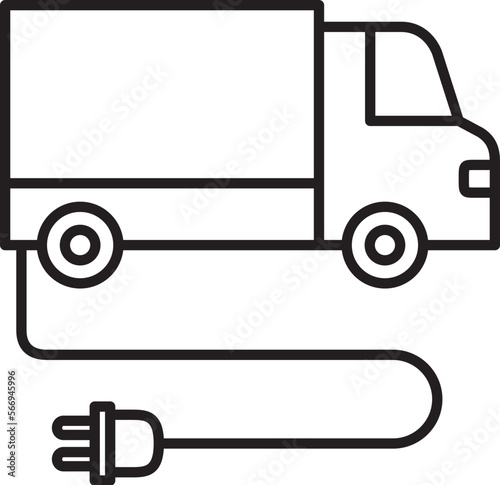 electric vehicle icon