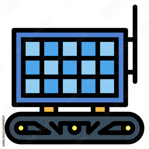 Grover filled outline icon style