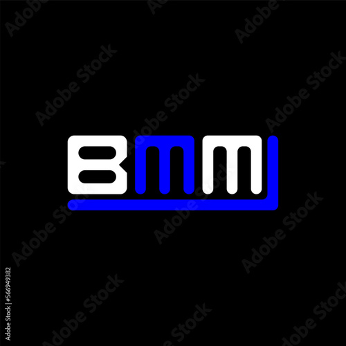 BMM letter logo creative design with vector graphic, BMM simple and modern logo. photo