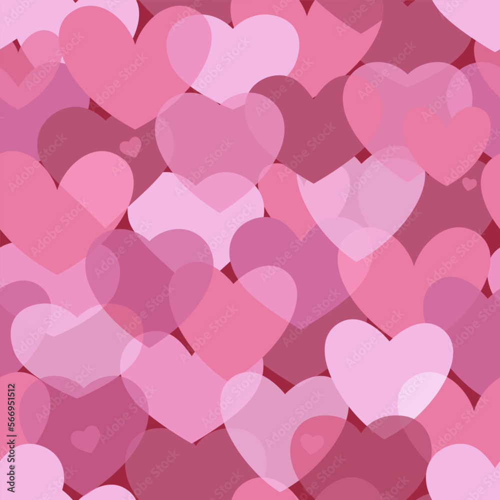 Hearts seamless pattern. Baby print, 14 february Valentine backdrop Hearts seamless pattern. Baby print, 14 february Valentine backdrop