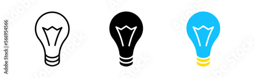 Idea line icon. Invented, idea, think, theory, conjecture, thought, reasoning, development, progress. Meditation concept. Vector icon in line, black and color style on white background