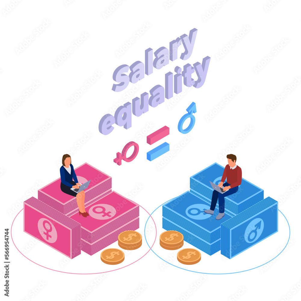 Salary Equality Concept Salary Equality Concept
