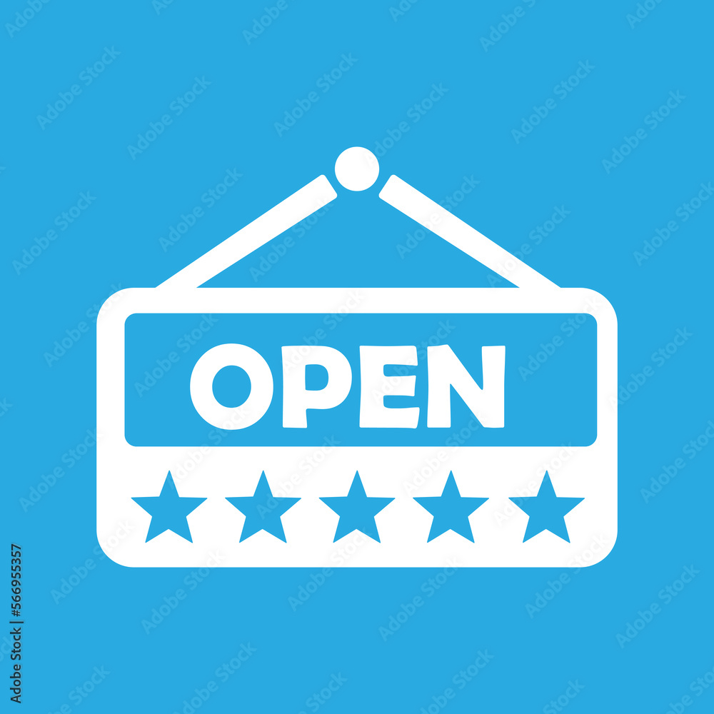 open plate icon, vector illustration open plate icon, vector illustration