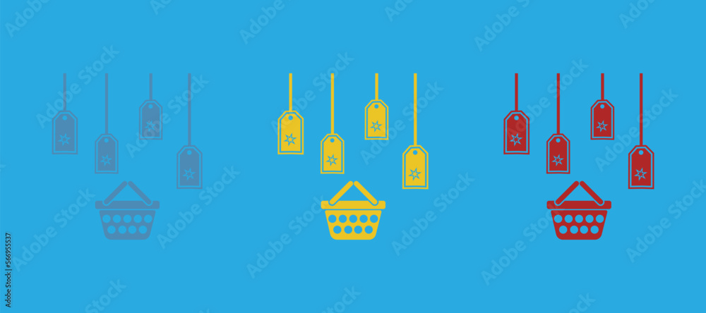 Christmas sale icon, Christmas concept, vector illustration