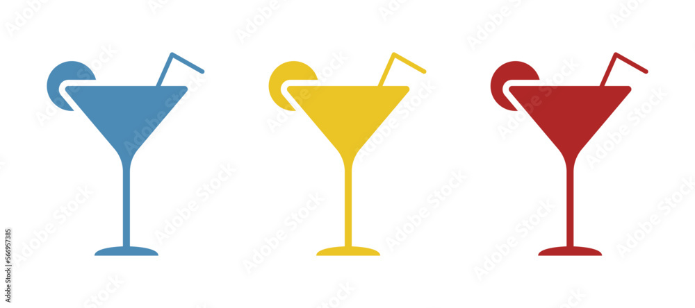 cocktail icon, glass, vector illustration cocktail icon, glass, vector illustration