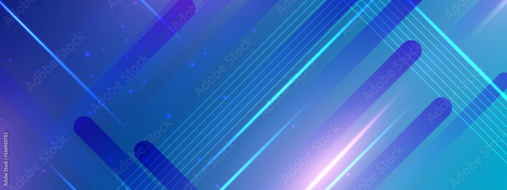 Premium background design with diagonal dark blue line pattern. Vector horizontal template for digital lux business banner, formal invitation, luxury voucher, prestigious gift certificate
