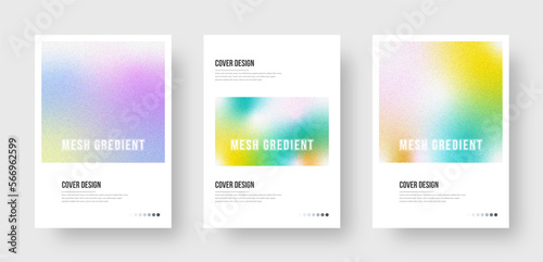 Abstract gradient poster and cover design template. Modern Covers Template Design. Mesh gradient background design. Trendy front page design for Banner, Poster, Flyer, Invitation and Annual Report.