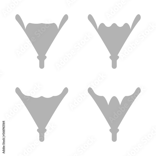 Photography blacksmith's bellows icon, vector illustration