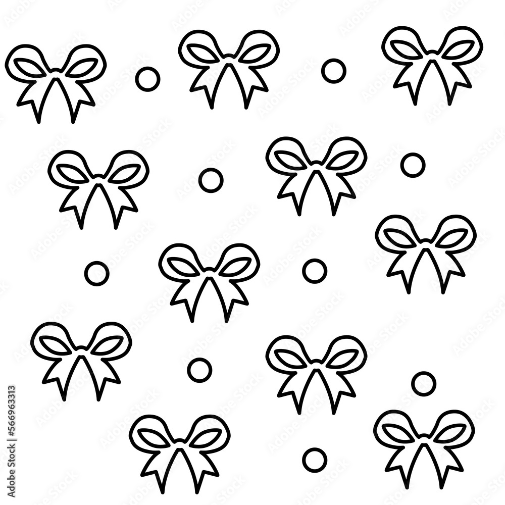 Obraz premium background image, bows, holidays, vector illustration