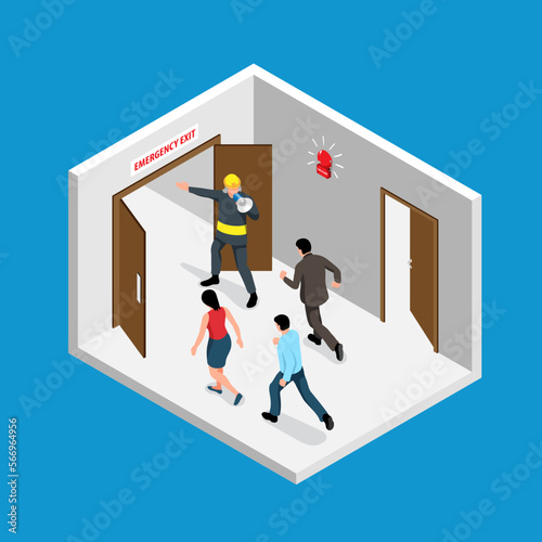 Isometric Evacuation Alarm