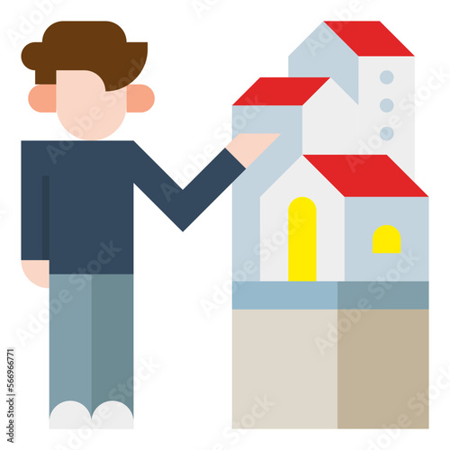 presentation flat icon