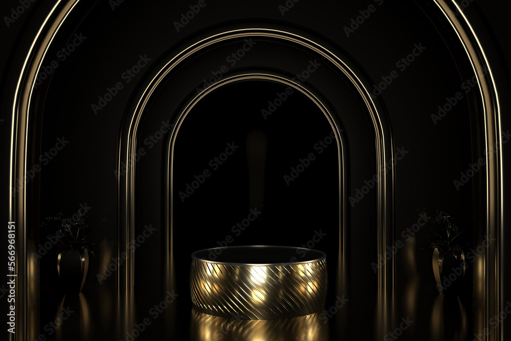3d render of shop display. Abstract geometric podium background. Minimalist primitive shapes. Modern mockup. Blank template. Empty showcase. 3d render of shop display. Abstract geometric podium background. Minimalist primitive shapes. Modern mockup. Blank template. Empty showcase.