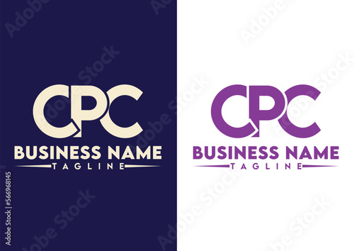 Letter CPC logo design vector template, CPC logo