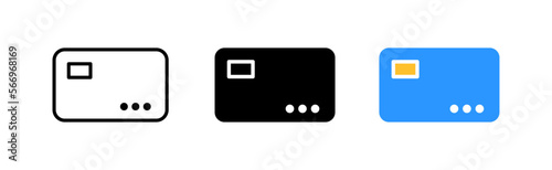 Bank card line icon. Bank, online, sales, transactions, transfers, business, profit, currencies, online store. finance concept. Vector icon in line, black and colorful style on white background