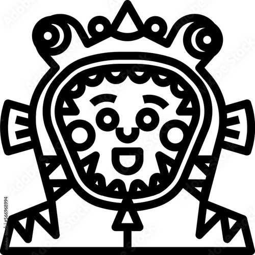 cosplay outline icon