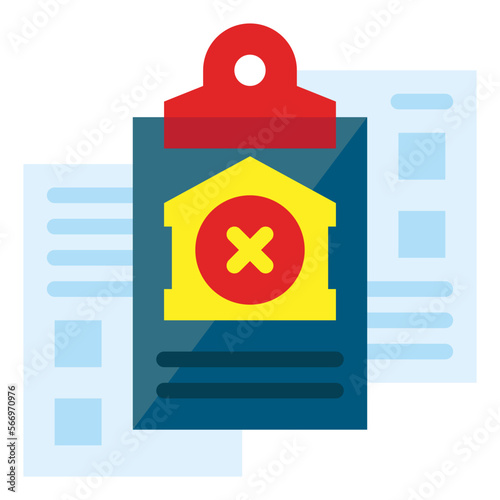 blacklist flat icon