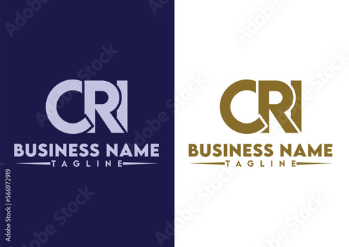 Letter CRI logo design vector template, CRI logo
