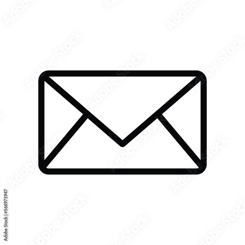 Envelope message icon vector for apps and webs, message icon vector symbol illustration Logo