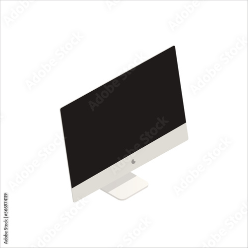 MAC book isometric design for studio producer