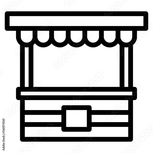 market stall line 