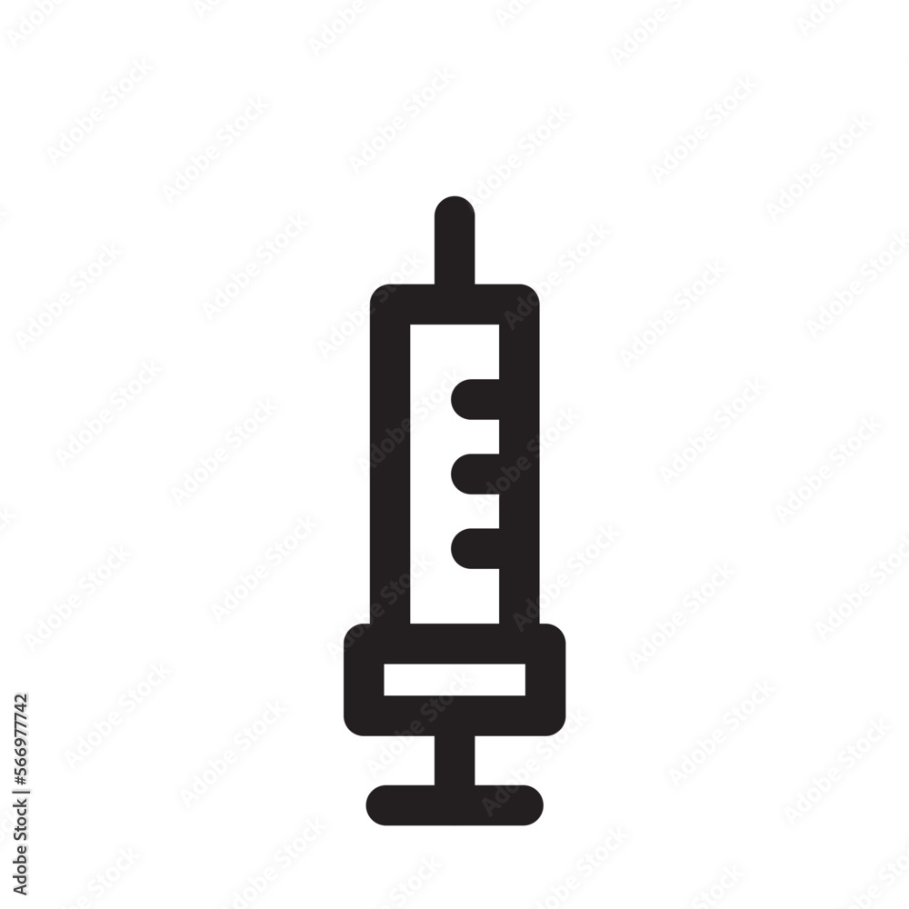 注射器 アイコン(線の太さ三種) 注射器 アイコン(線の太さ三種)