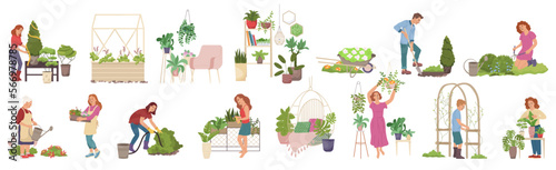 Home Gardening Icon Set