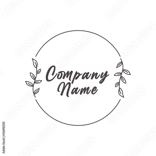  floral logos with leaves for designer for any company or business that has a nature