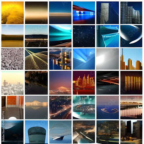set of business cards collage of images professional background wallpaper composition 
