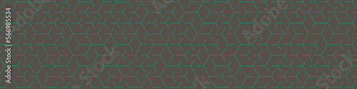  Hexagonal Maze pattern abstract illustration photo